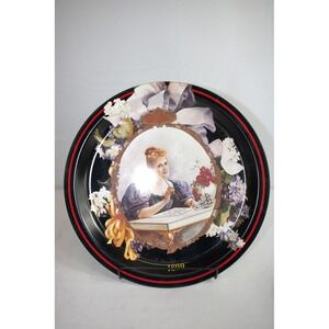 1999 Hilda Coca Cola Brand Tray Vintage Collectible Metal Round